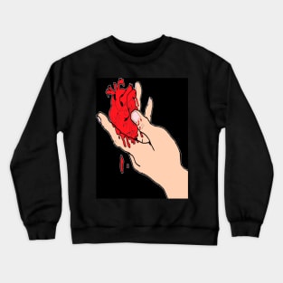 Heart in hand Crewneck Sweatshirt